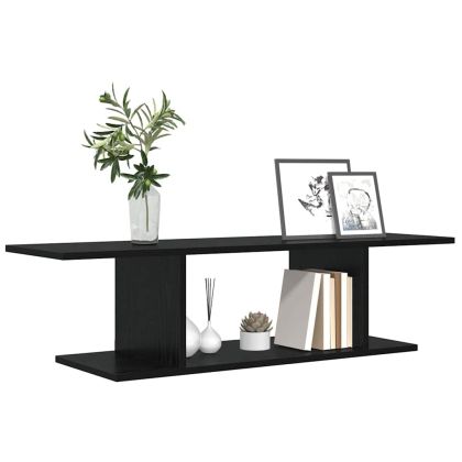 Комплект ТВ шкаф Черно 103 x 30 x 26,5 см Инженерно дърво