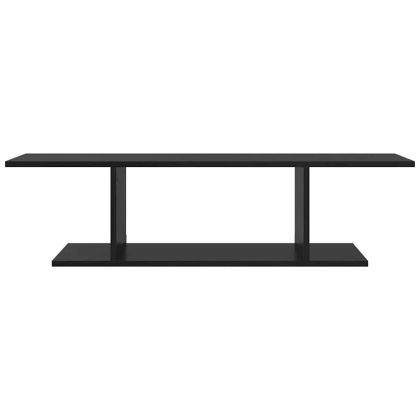 Комплект ТВ шкаф Черно 103 x 30 x 26,5 см Инженерно дърво