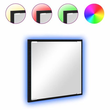 LED огледало за баня с огледало Черния дъб 40 x 37 x 8.5 см