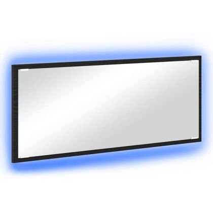 Огледало с огледало Черния дъб 90 x 8,5 x 37 см Инженерно дърво