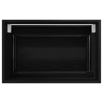 Комплект мебели за баня с чекмедже с огледало 2 pcs Черния дъб