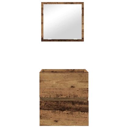 Шкаф за баня Старо дърво 41 x 38,5 x 45 cm Инженерно дърво