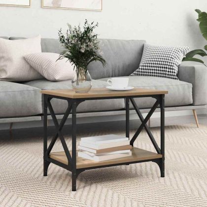 Странична маса Дъб 55 x 38 x 45 см Инженерно дърво