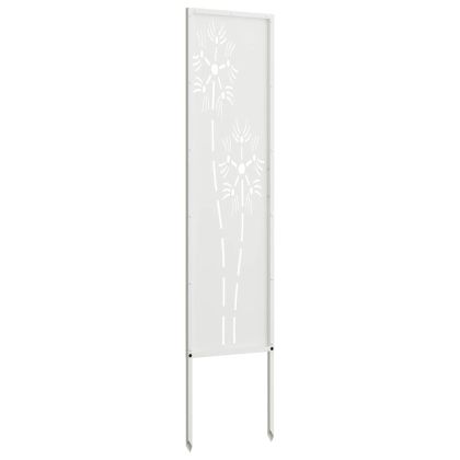 Екран за градинска неприкосновеност Бяло 32 x 140 см