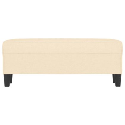 Пейка, кремава, 100x35x41 см, плат