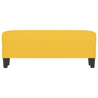 Пейка, светложълт, 100x35x41 см, плат