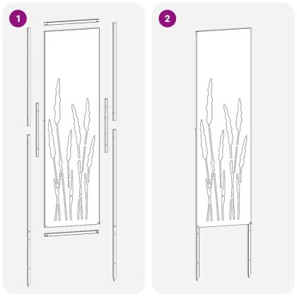 Екран за градинска неприкосновеност Сребрист 32 x 140 см