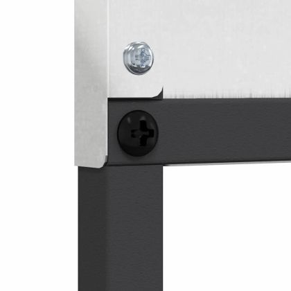 Екран за градинска неприкосновеност Сребрист 32 x 140 см