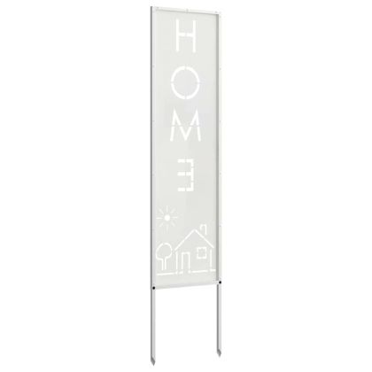 Екран за градинска неприкосновеност Бяло 32 x 140 см