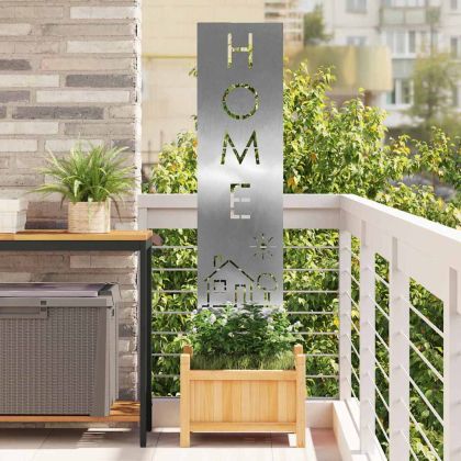 Екран за градинска неприкосновеност Сребрист 32 x 140 см