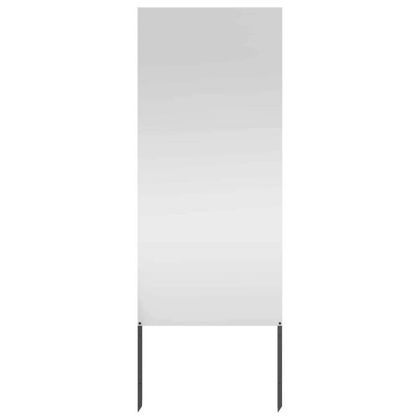 Екран за градинска неприкосновеност Сребрист 50 x 140 см