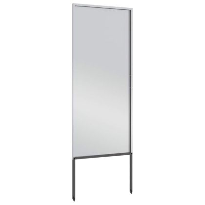 Екран за градинска неприкосновеност Сребрист 50 x 140 см