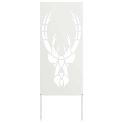 Екран за градинска неприкосновеност Бяло 50 x 140 см