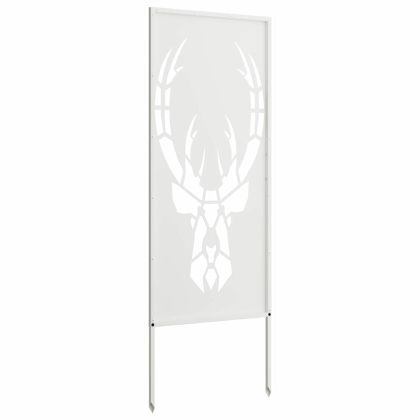 Екран за градинска неприкосновеност Бяло 50 x 140 см