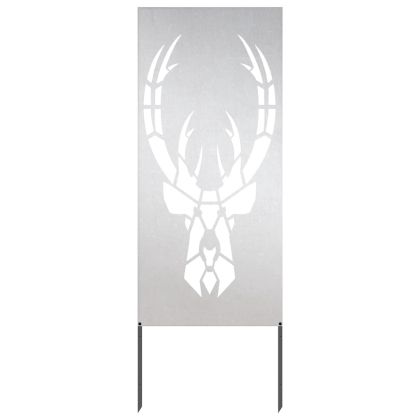 Екран за градинска неприкосновеност Сребрист 50 x 140 см