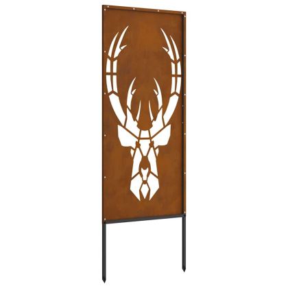 Екран за градинска неприкосновеност Ръждясало 50 x 140 см