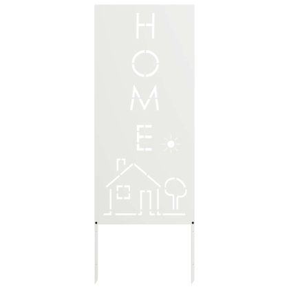 Екран за градинска неприкосновеност Бяло 50 x 140 см