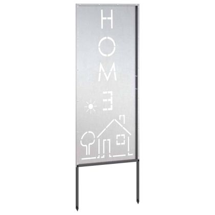 Екран за градинска неприкосновеност Сребрист 50 x 140 см