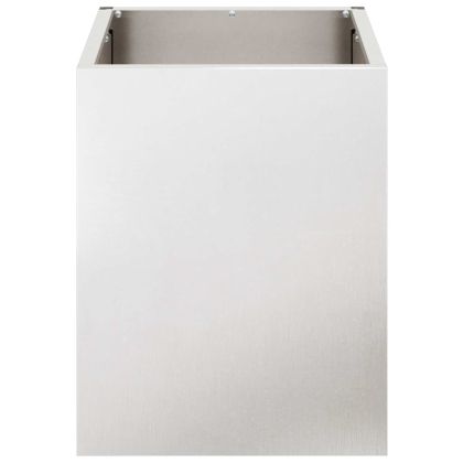 Градинска саксия Неръждаема стомана 32 x 32 x 40 см