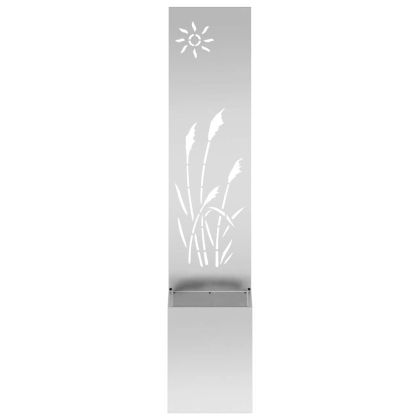 Екран за градинска неприкосновеност Сребрист 32 x 140 см