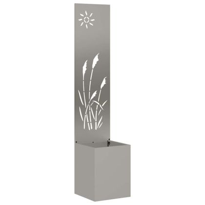 Екран за градинска неприкосновеност Ръждясало 32 x 140 см