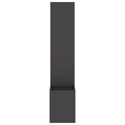 Екран за градинска неприкосновеност Черно 32 x 140 см