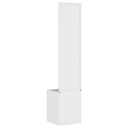 Екран за градинска неприкосновеност Бяло 32 x 140 см