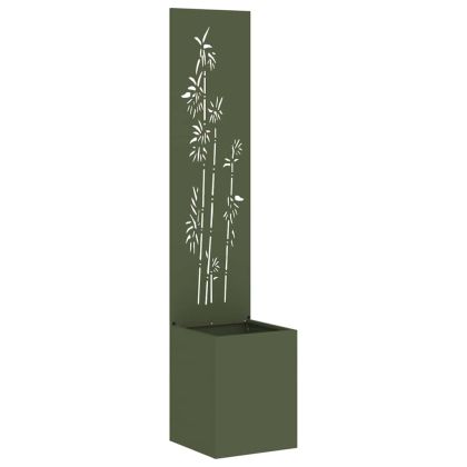 Екран за градинска неприкосновеност Маслиненозелен 32 x 140 см
