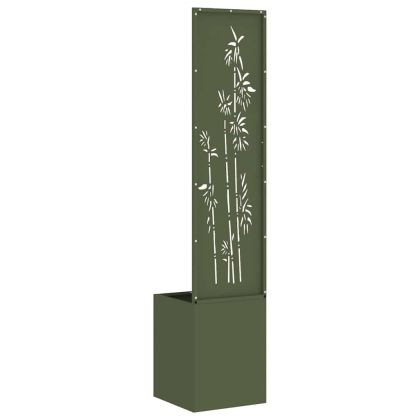 Екран за градинска неприкосновеност Маслиненозелен 32 x 140 см