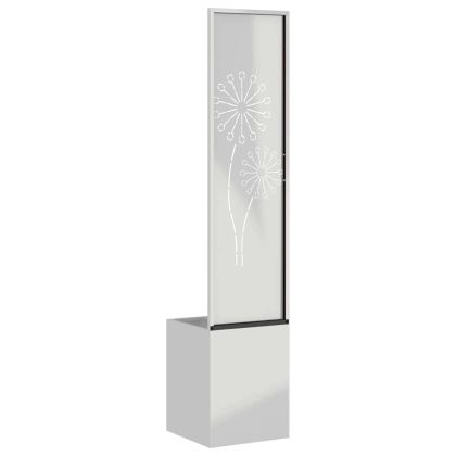 Екран за градинска неприкосновеност Сребрист 32 x 140 см