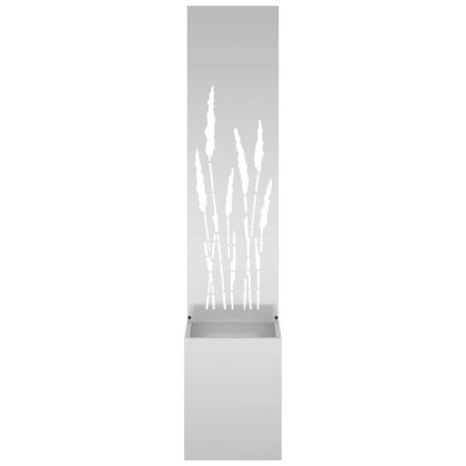 Екран за градинска неприкосновеност Сребрист 32 x 140 см