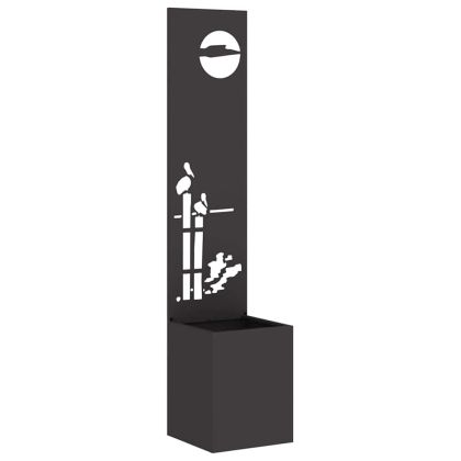 Екран за градинска неприкосновеност Черно 32 x 140 см