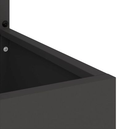 Екран за градинска неприкосновеност Черно 32 x 140 см