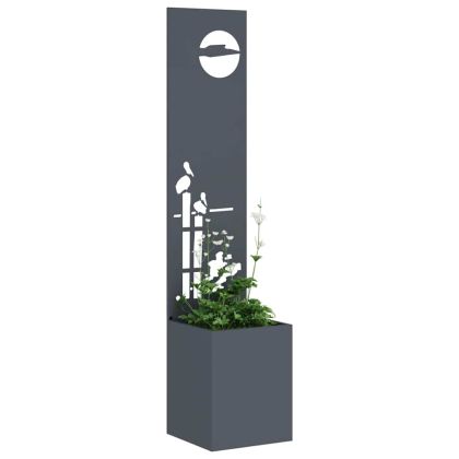 Екран за градинска неприкосновеност Антрацит 32 x 140 см