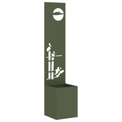 Екран за градинска неприкосновеност Маслиненозелен 32 x 140 см