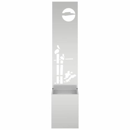 Екран за градинска неприкосновеност Сребрист 32 x 140 см