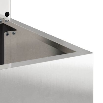 Екран за градинска неприкосновеност Флорален Сив 32 x 140 см