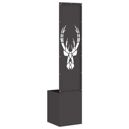 Екран за градинска неприкосновеност Черно 32 x 140 см