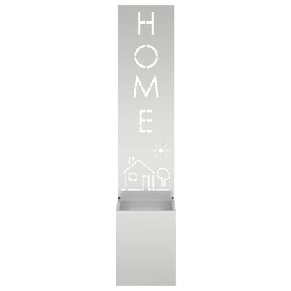 Екран за градинска неприкосновеност Сребрист 32 x 140 см