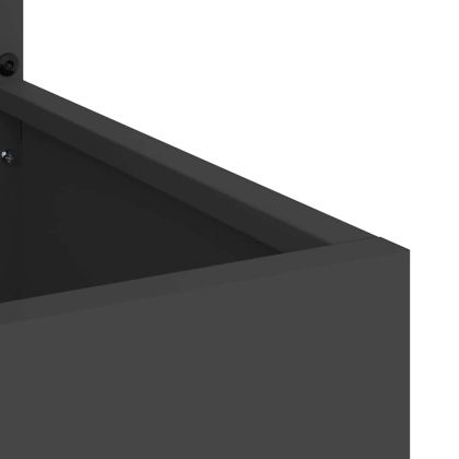 Екран за градинска неприкосновеност Черно 50 x 140 cm