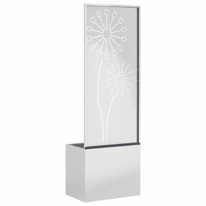 Екран за градинска неприкосновеност Сребрист 50 x 140 cm