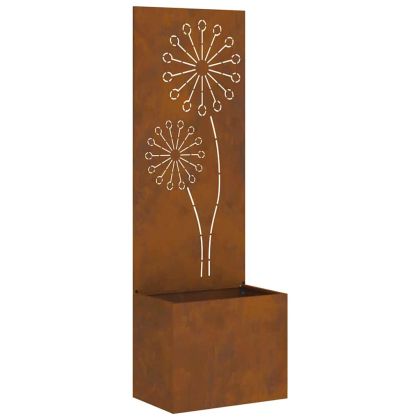 Екран за градинска неприкосновеност Ръждясало 50 x 140 cm