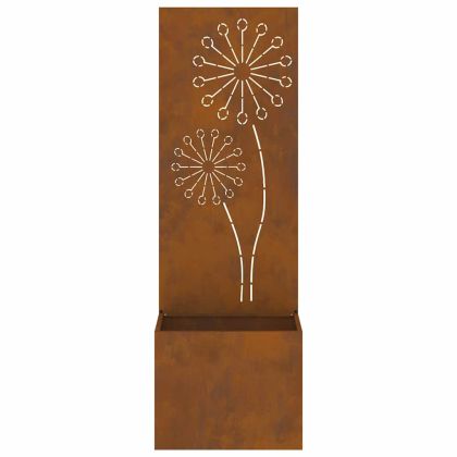 Екран за градинска неприкосновеност Ръждясало 50 x 140 cm