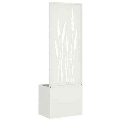 Екран за градинска неприкосновеност Бяло 50 x 140 cm