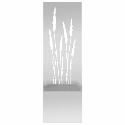 Екран за градинска неприкосновеност Сребрист 50 x 140 cm