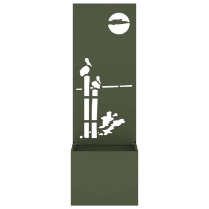 Екран за градинска неприкосновеност Маслиненозелен 50 x 140 cm