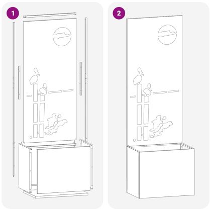 Екран за градинска неприкосновеност Маслиненозелен 50 x 140 cm