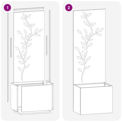 Екран за градинска неприкосновеност Сребрист 50 x 140 cm