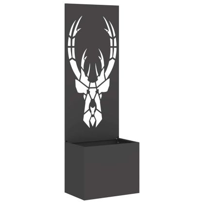 Екран за градинска неприкосновеност Черно 50 x 140 cm