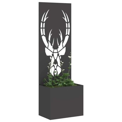 Екран за градинска неприкосновеност Черно 50 x 140 cm